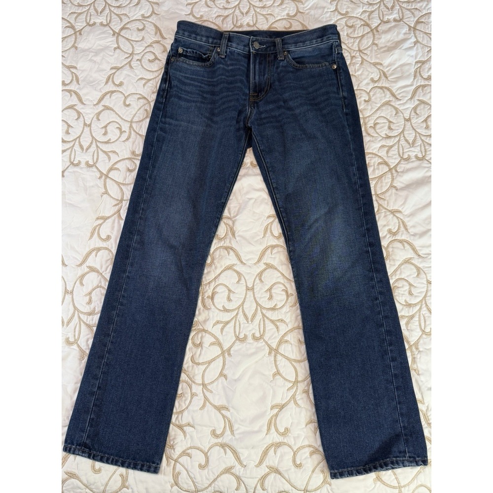 Abercrombie & Fitch Men's Jeans 29x30 Slim Straight Dark Wash Blue Denim